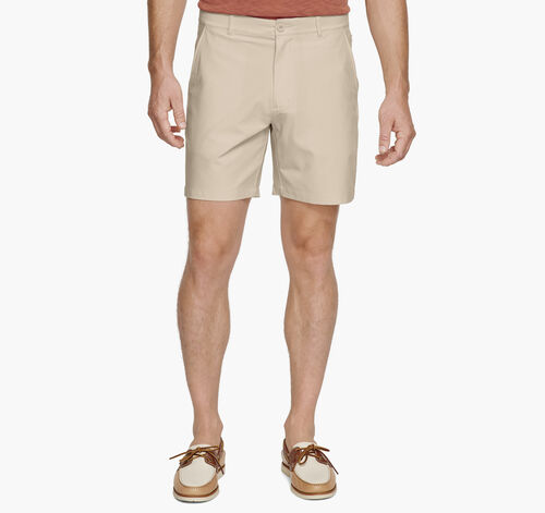 XC4® Performance Flat-Front 7" Shorts - Stone Heather
