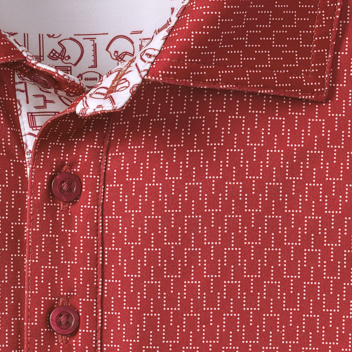 Game Day XC4&reg; Goal Post Print Polo image number null