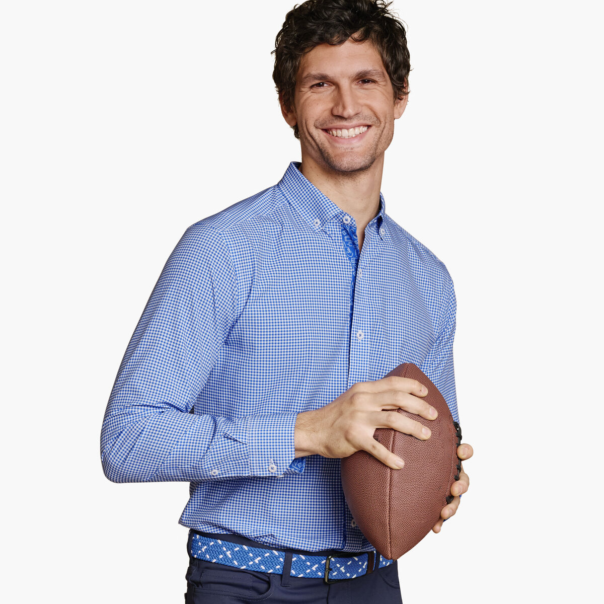 Game Day XC4&reg; Long-Sleeve Gingham Shirt image number null