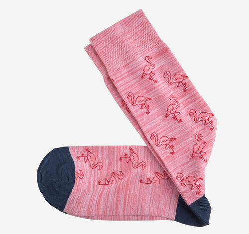 Space Dyed Socks - Pink Flamingos