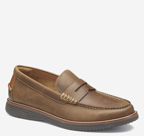 Upton Penny Loafer - Brown Oiled Full Grain