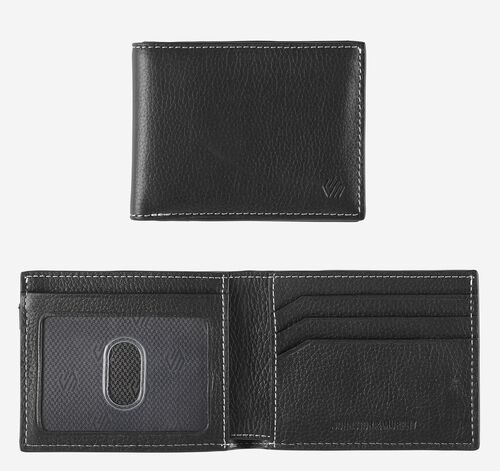 Kingston Billfold Wallet - Black Pebbled