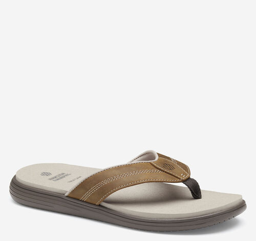 Upton Flip-Flop - Brown Oiled Full Grain