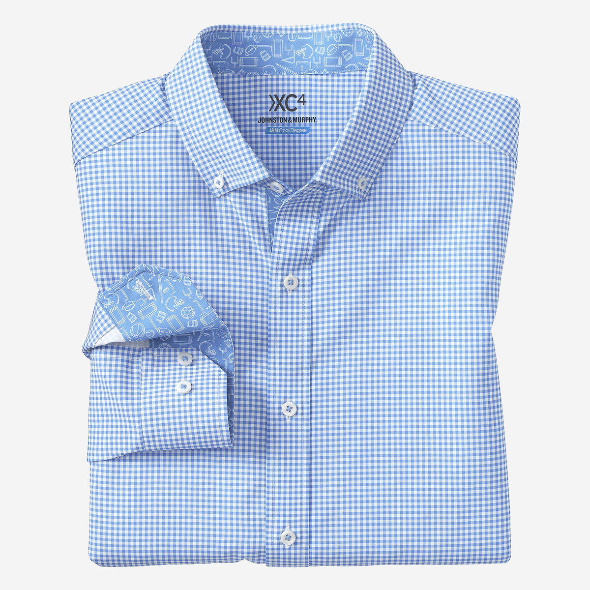 Game Day XC4&reg; Long-Sleeve Gingham Shirt image number null