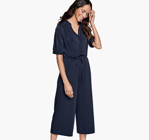 Knit Jumpsuit - Navy