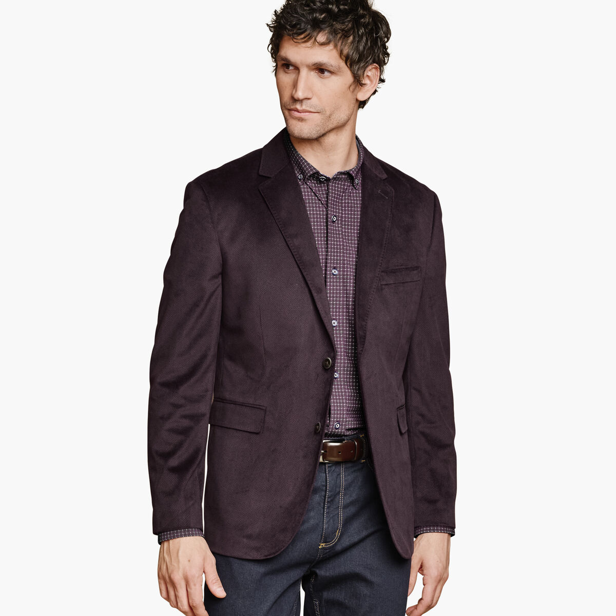 Printed Plush 175th Anniversary Blazer image number null