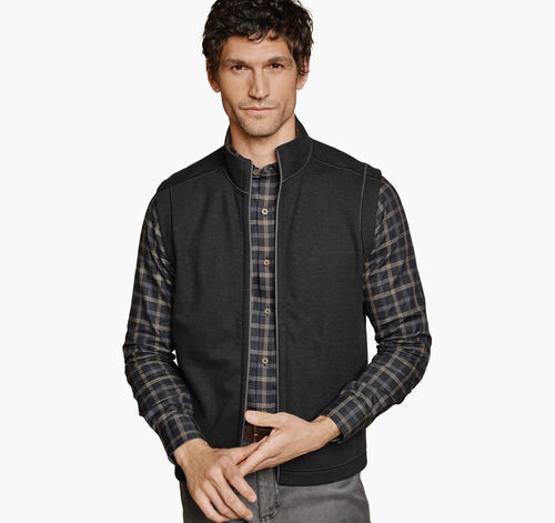 Icon Reversible Vest - Charcoal/Brown
