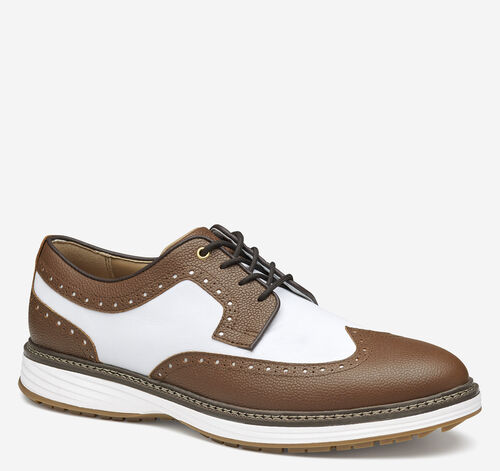 Upton GL3 Luxe Hybrid - Tan/White Waterproof Scotch Grain