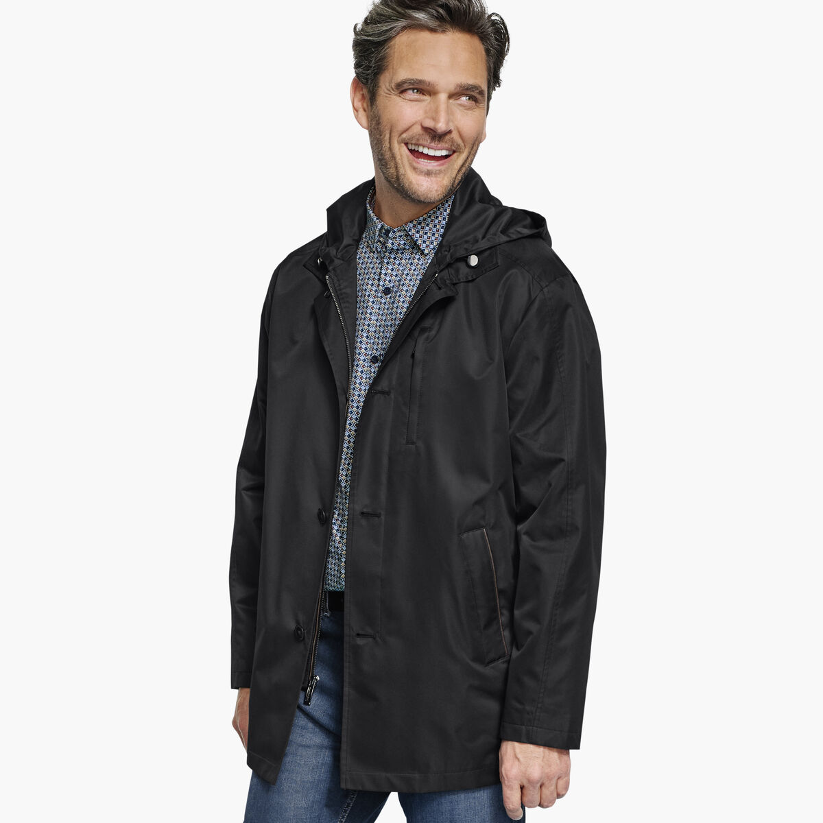Upton Water-Resistant Raincoat image number null