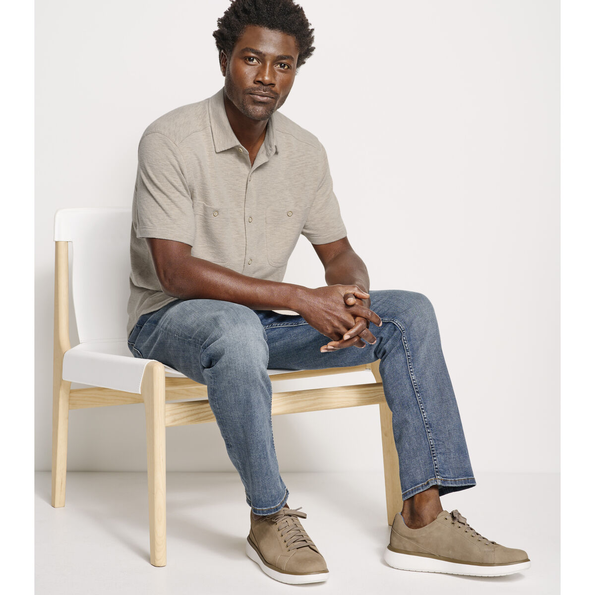 Double Pocket Knit Shirt image number null