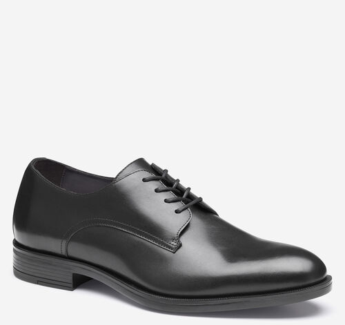 Conlin Plain Toe - Black Full-Grain Leather