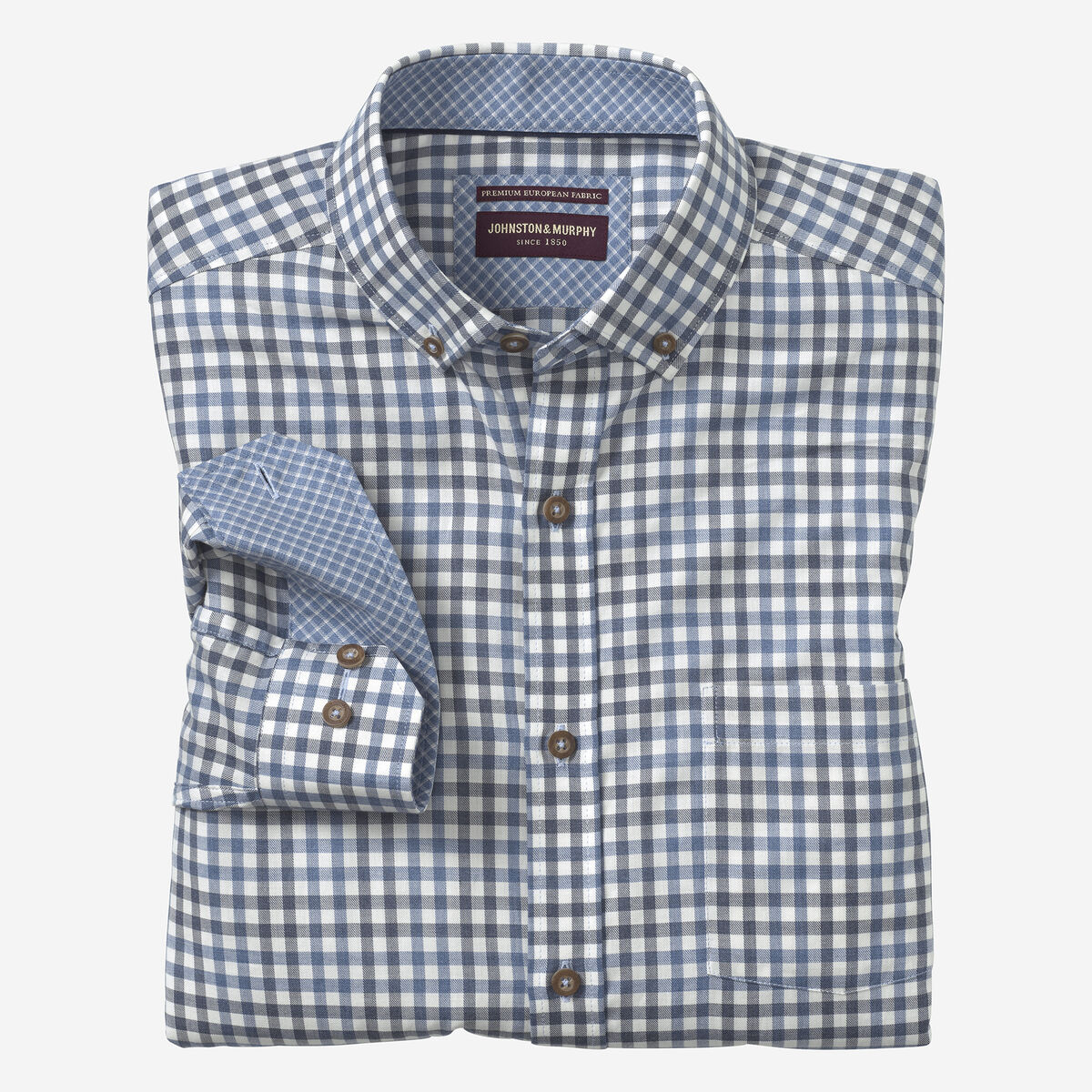 Heathered Woven Shirt image number null