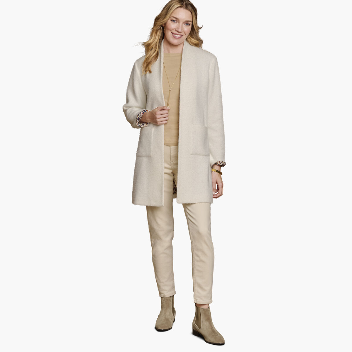 Eyelash Coatigan image number null