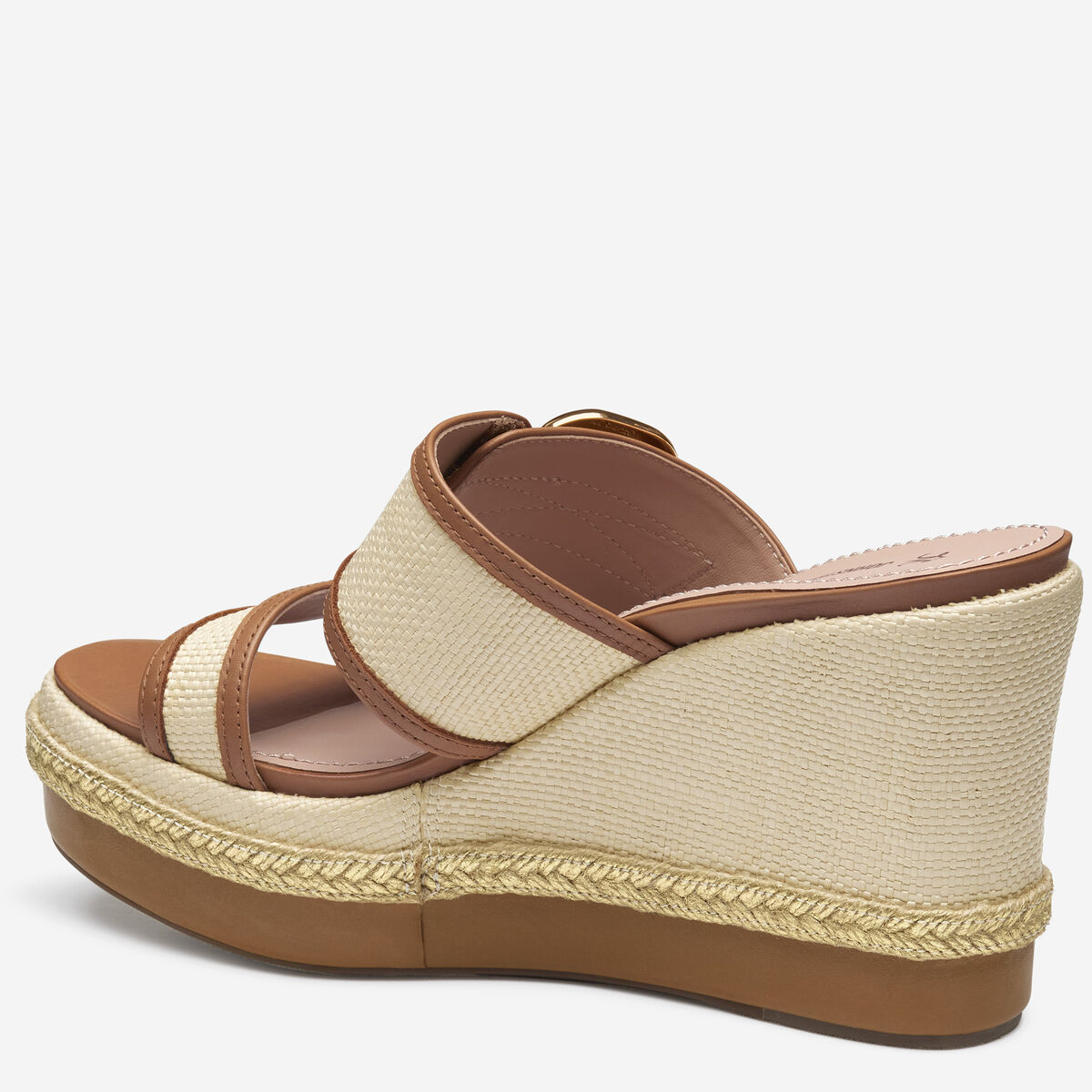 Addison Buckle-Strap Wedge image number null