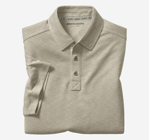 Vintage Slub Polo - Sand