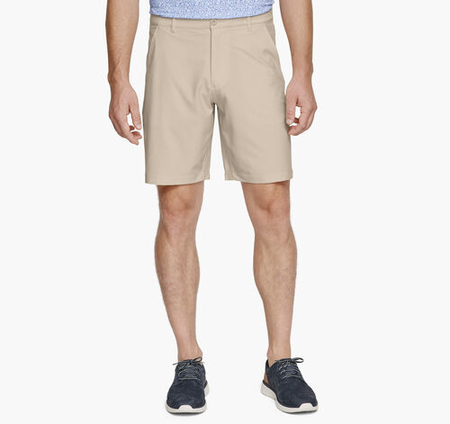 XC4® Performance Flat-Front 9" Shorts - Stone Heather