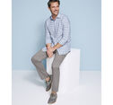 Linen-Blend Dress Shirt image number null