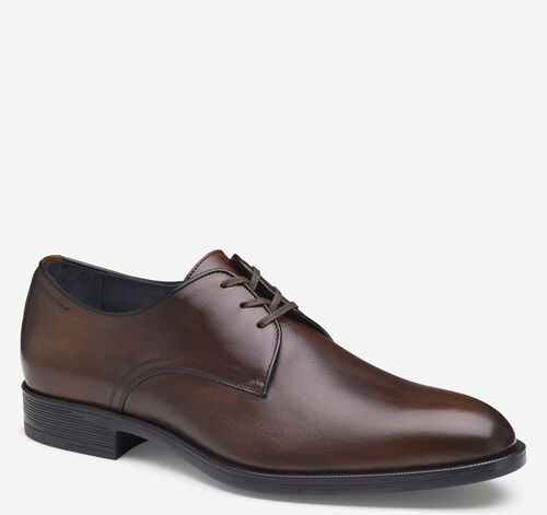 Flynch Plain Toe - Mahogany Italian Calfskin