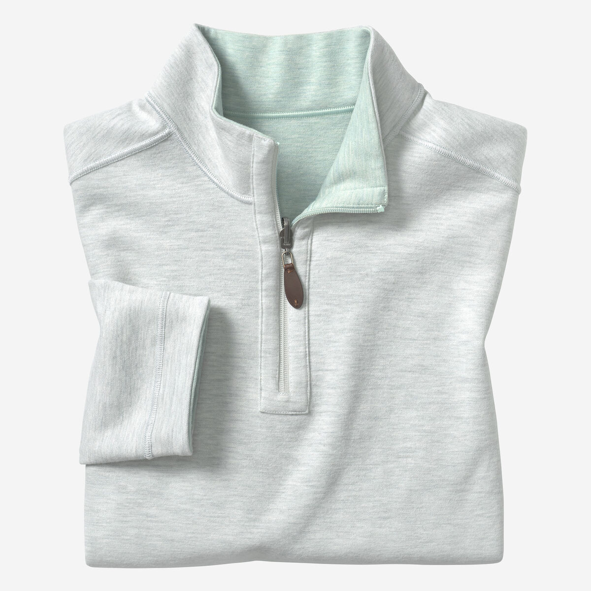 Reversible Solid Quarter-Zip image number null