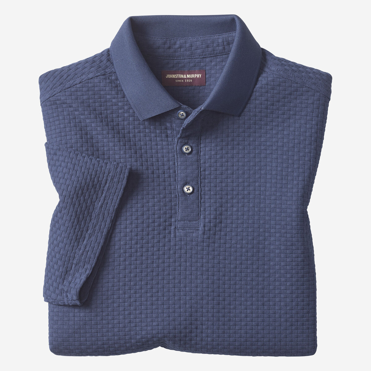 Tilson Textured-Weave Polo image number null