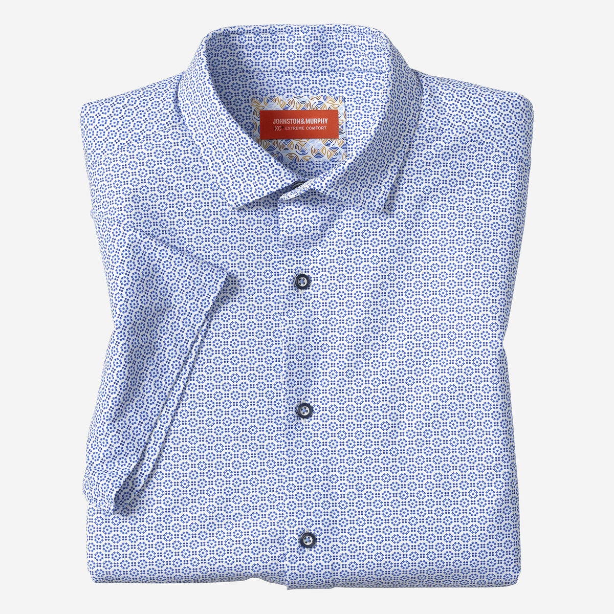 XC+&trade; Motion Short-Sleeve Print Knit Shirt image number null