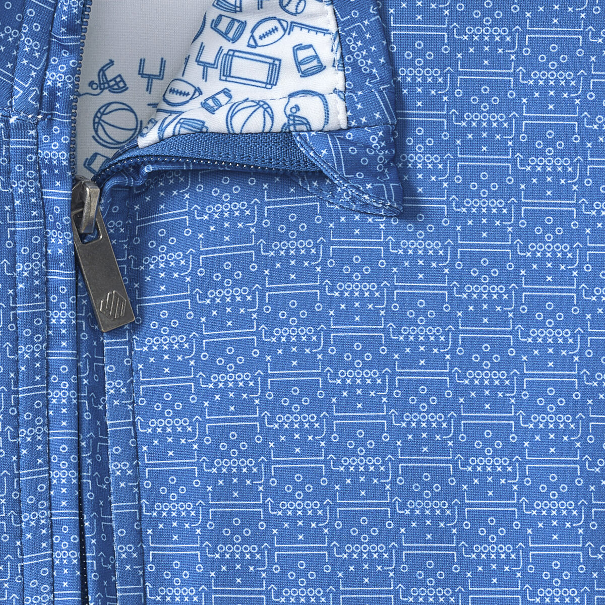 Game Day XC4&reg; Plays Print Quarter-Zip image number null