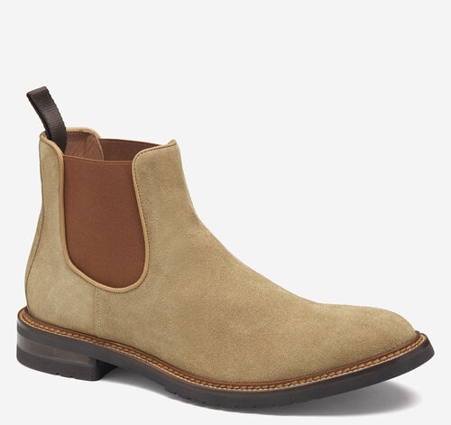 Hartford Chelsea Boot - Beige Italian Suede