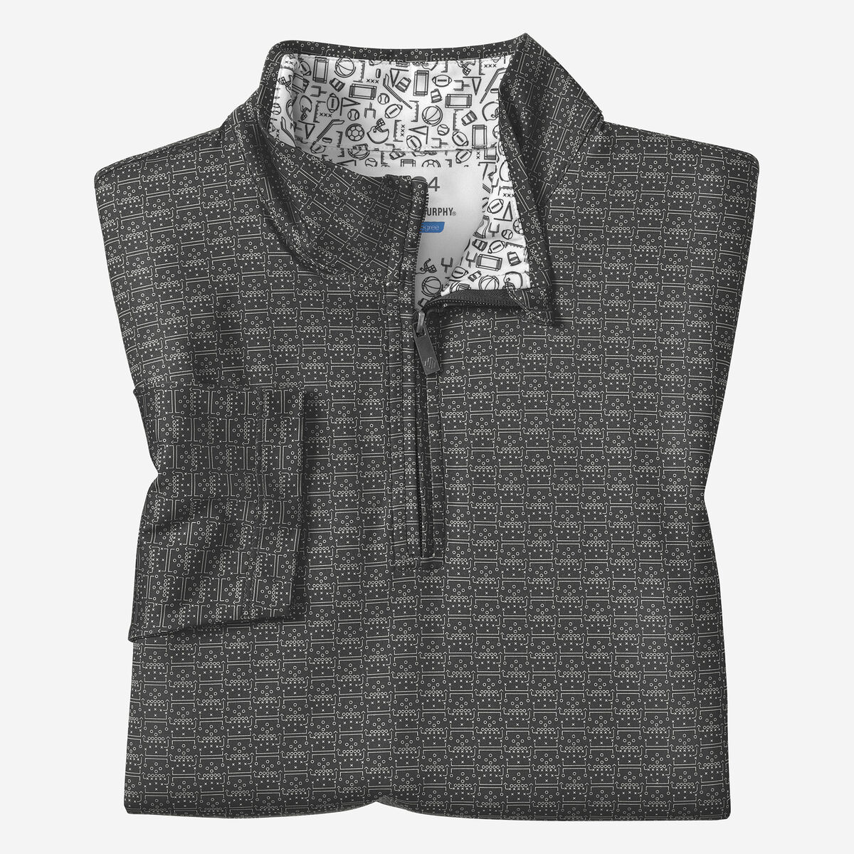 Game Day XC4&reg; Plays Print Quarter-Zip image number null