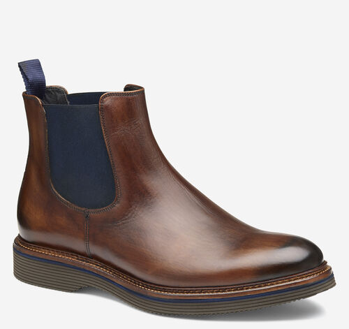 Jenson Chelsea Boot - Brown Hand-Stained Calfskin