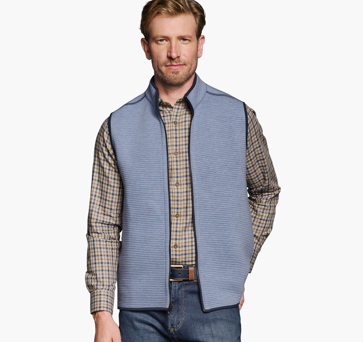 Reversible Channel Quilted Vest image number null