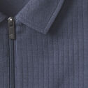 Finn Ribbed Zip Polo image number null