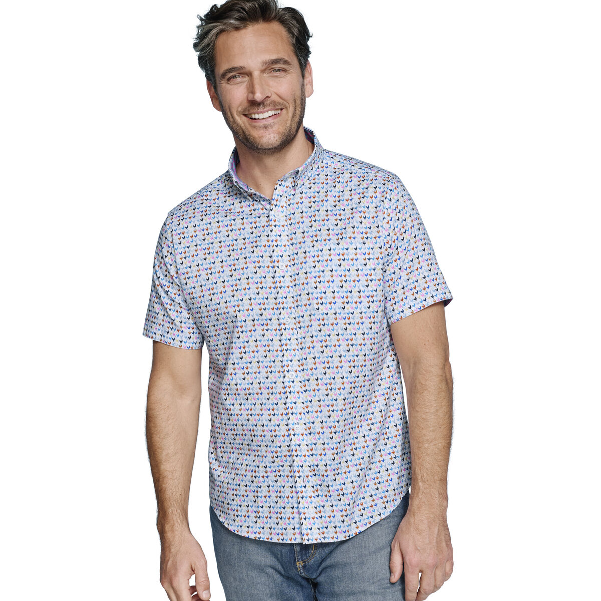 Printed Short-Sleeve Shirt image number null