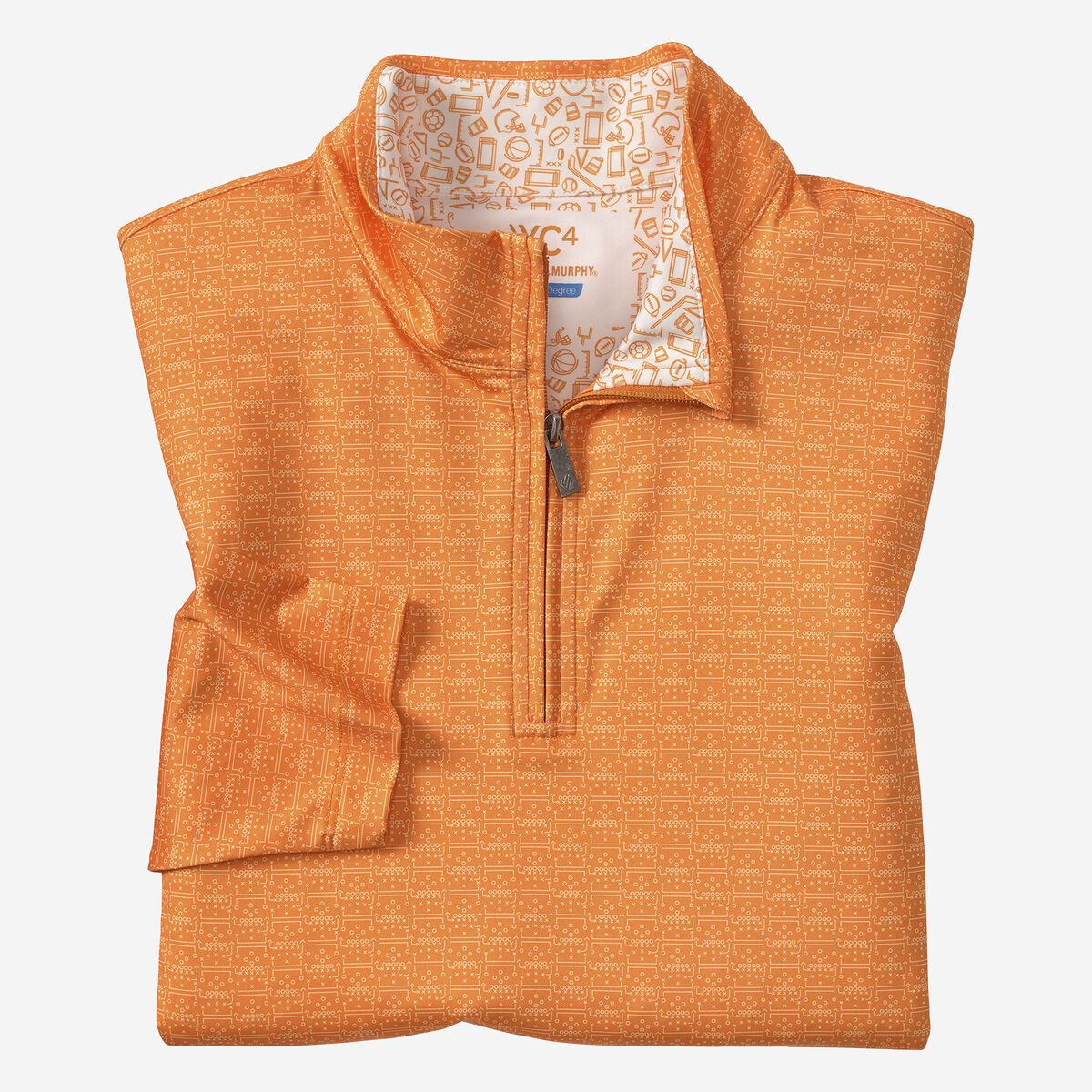 Game Day XC4&reg; Plays Print Quarter-Zip image number null