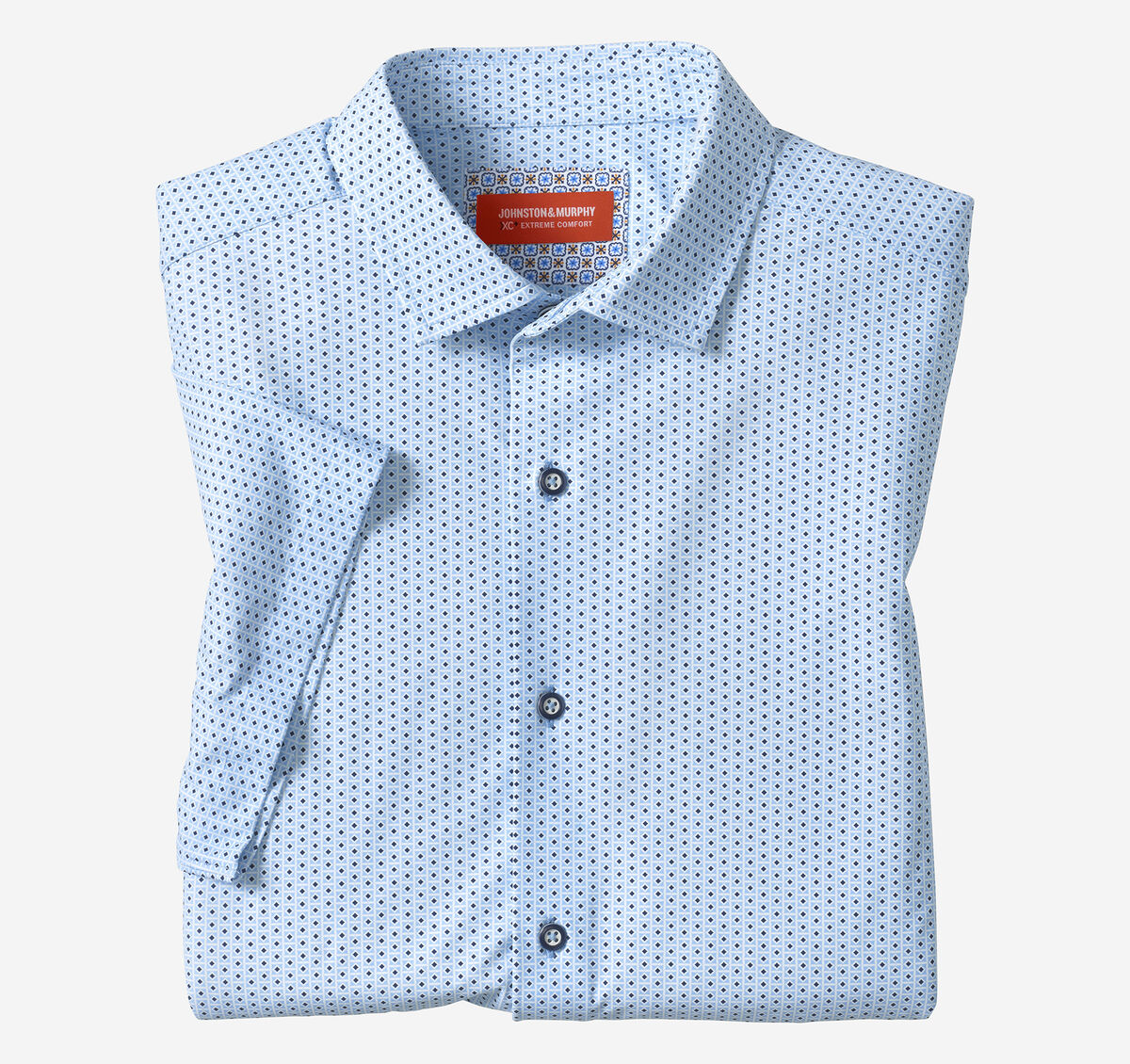 XC+&trade; Motion Short-Sleeve Print Knit Shirt image number null