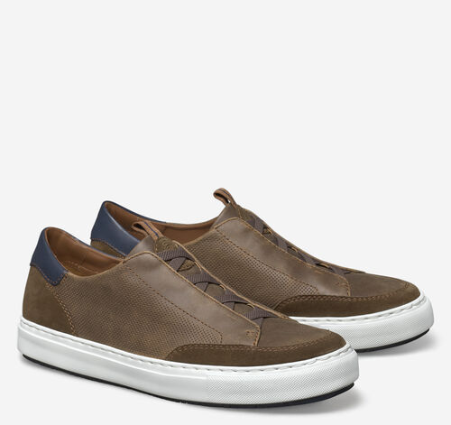 Anson Stretch Lace-to-Toe - Brown English Suede/Sheepskin