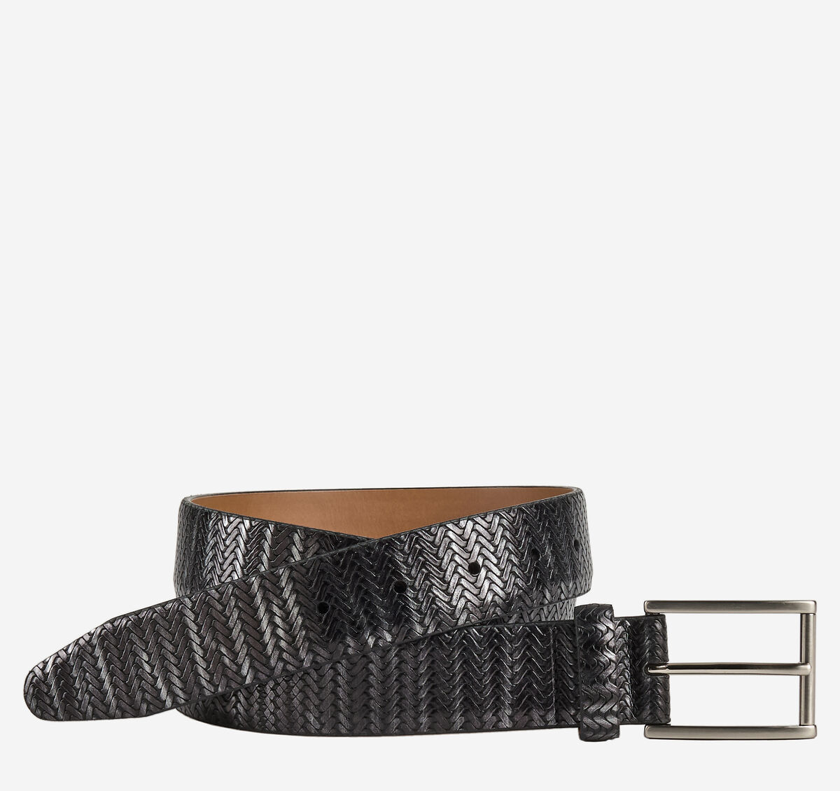 Herringbone Embossed Belt image number null