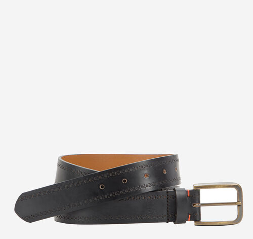 175th Anniversary Leather Belt - Black