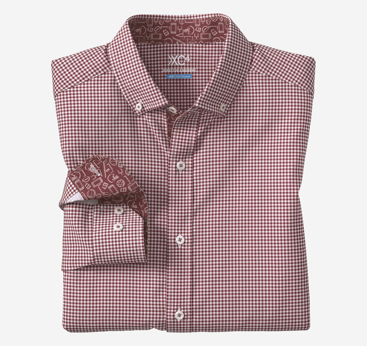 Game Day XC4&reg; Long-Sleeve Gingham Shirt image number null