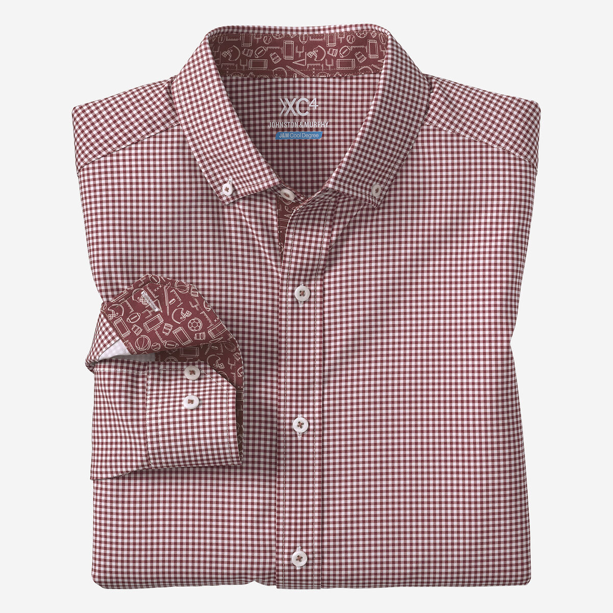 Game Day XC4&reg; Long-Sleeve Gingham Shirt image number null