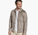 Faux-Suede Full-Zip Jacket image number null