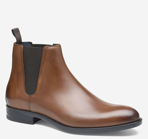 Flynch Chelsea Boot - Tan Italian Calfskin