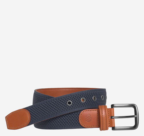 Amherst Engineered Knit Belt - Navy