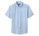 Cotton-Linen Short-Sleeve Print Shirt image number null