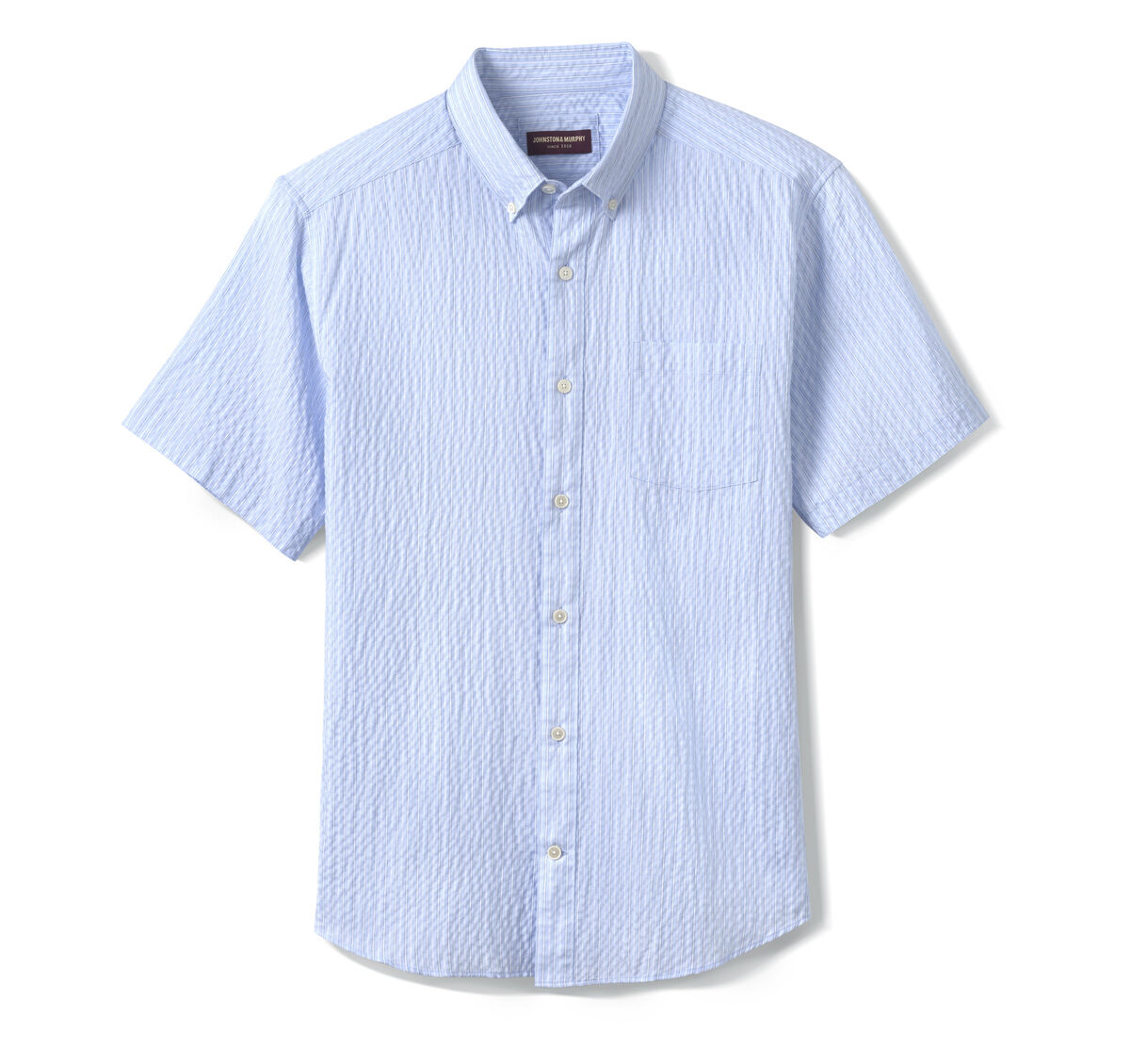 Leland Seersucker Short-Sleeve Shirt image number null