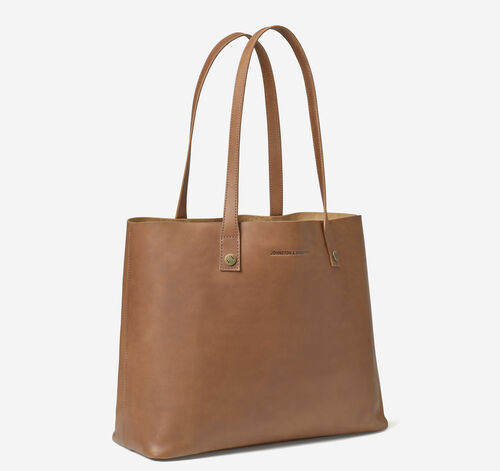 Rhodes Leather Tote - Tan Full Grain
