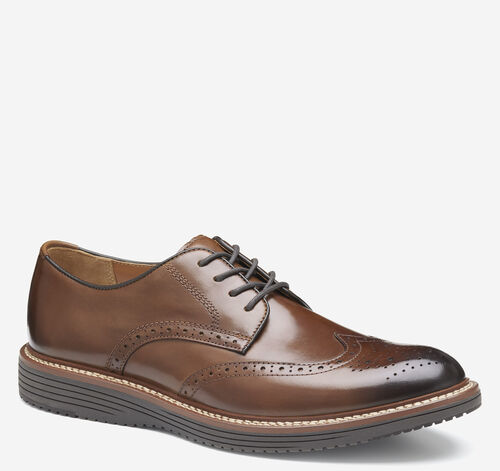 Upton Wingtip - Tan Full Grain