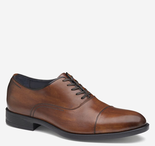 Flynch Cap Toe - Tan Italian Calfskin