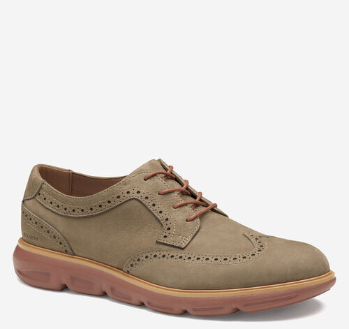 Larkin Wingtip - Taupe Nubuck