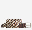 Leather Woven Belt image number null