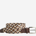 Leather Woven Belt image number null